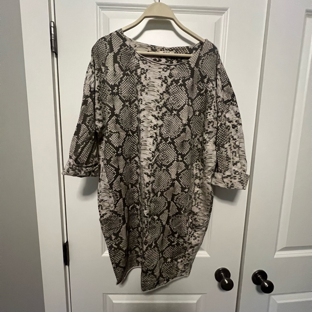 Boat neck dress
